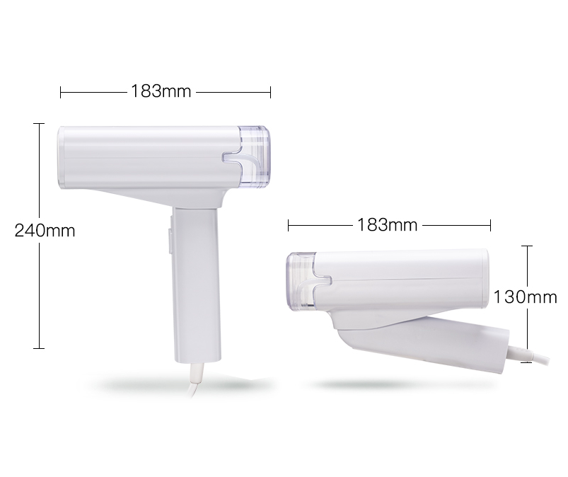 Handheld steam ironing machine